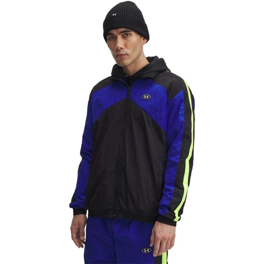 Under Armour Mens Colour Block Track Jacket / Black